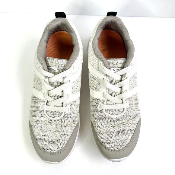 Vionic White Knit Sneakers - Picture 8 of 9